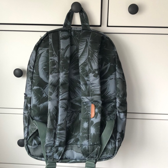 Herschel floral backpack with laptop sleeve.